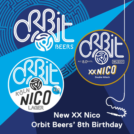 It's Orbit Beers' 8th Birthday! Join us at the Taproom - Sat 2nd July