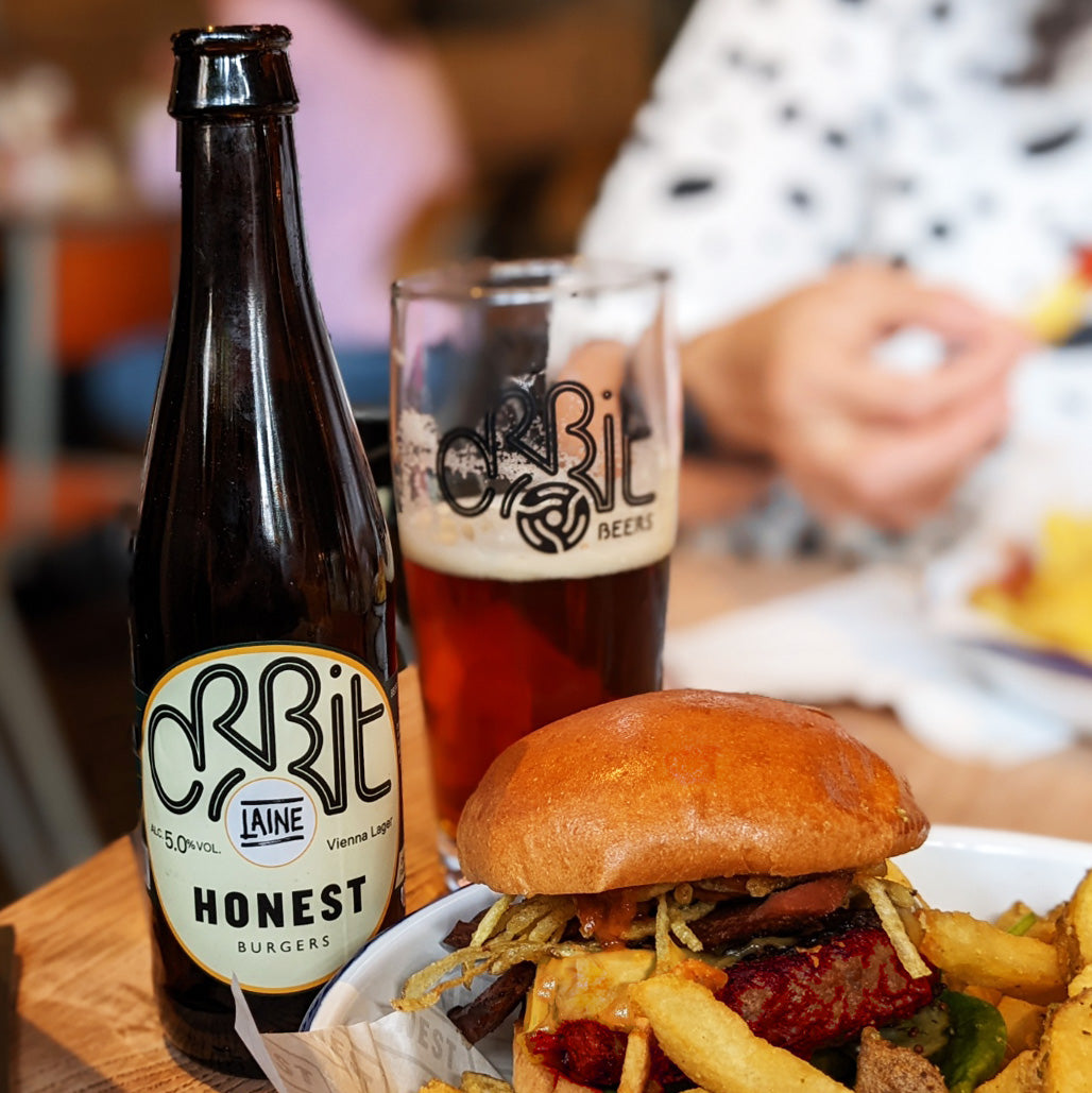 Orbit Beers x Honest Burgers x Laine Brew Co. Present: The Vienna Lager