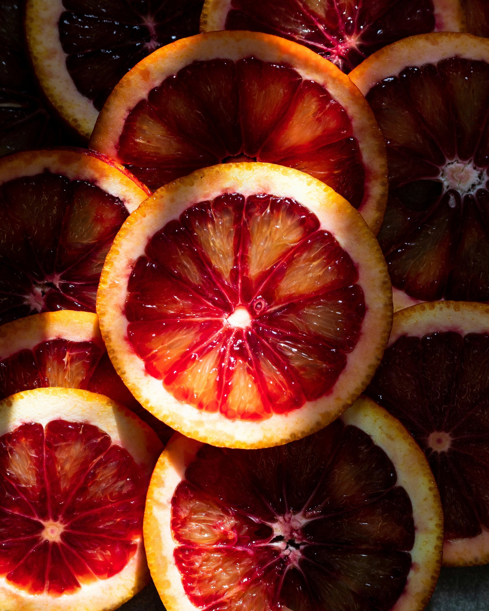 Slices of Blood Oranges